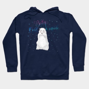 Ice bear in winter Hoodie